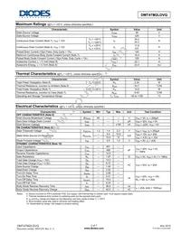 DMT47M2LDVQ-7 Datasheet Page 2