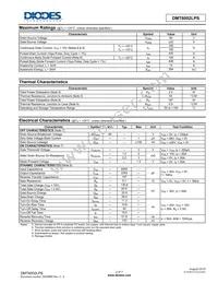 DMT6002LPS-13 Datasheet Page 2