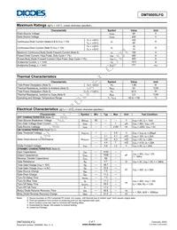 DMT6005LFG-7 Datasheet Page 2