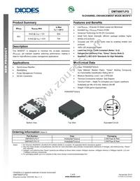 DMT6007LFG-13 Datasheet Cover