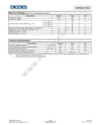 DMT6007LFGQ-7 Datasheet Page 2