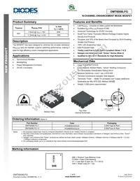 DMT6008LFG-7 Datasheet Cover
