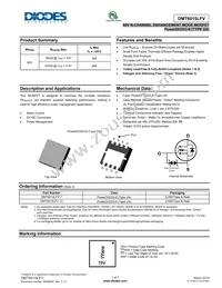 DMT6015LFV-7 Datasheet Cover