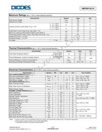 DMT6015LFV-7 Datasheet Page 2
