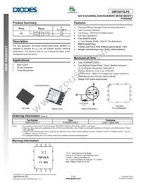 DMT6015LPS-13 Datasheet Cover