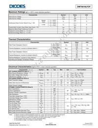 DMT6016LFDF-13 Datasheet Page 2