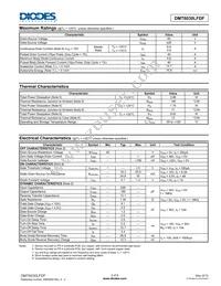 DMT6030LFDF-7 Datasheet Page 3