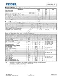 DMT68M8LFV-7 Datasheet Page 2