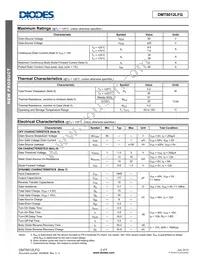 DMT8012LFG-13 Datasheet Page 2