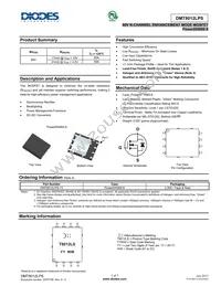 DMT8012LPS-13 Datasheet Cover