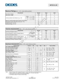 DMT8012LSS-13 Datasheet Page 2