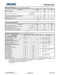 DMTH4004SCTBQ-13 Datasheet Page 2