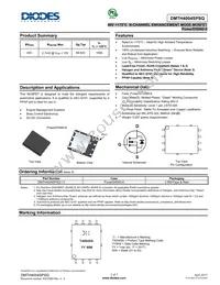 DMTH4004SPSQ-13 Datasheet Cover