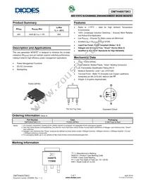 DMTH4007SK3-13 Datasheet Cover