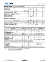 DMTH4007SK3-13 Datasheet Page 2