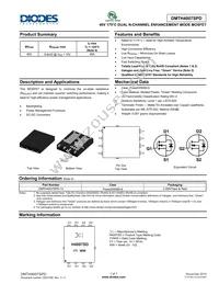 DMTH4007SPD-13 Datasheet Cover