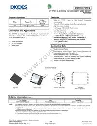 DMTH4007SPSQ-13 Datasheet Cover