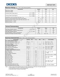 DMTH4011SPD-13 Datasheet Page 2