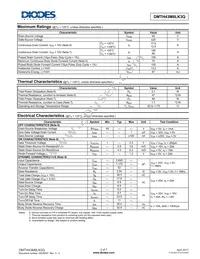 DMTH43M8LK3Q-13 Datasheet Page 2