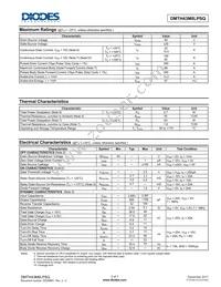 DMTH43M8LPSQ-13 Datasheet Page 2