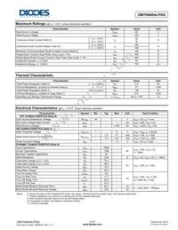 DMTH6004LPSQ-13 Datasheet Page 2