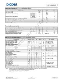 DMTH6005LPS-13 Datasheet Page 2