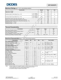 DMTH6006SPS-13 Datasheet Page 2