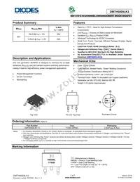 DMTH6009LK3-13 Datasheet Cover