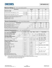 DMTH6009LK3Q-13 Datasheet Page 2