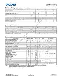 DMTH6010LPS-13 Datasheet Page 2