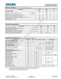 DMTH6016LFDFWQ-7R Datasheet Page 2