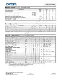 DMTH6016LPSQ-13 Datasheet Page 2