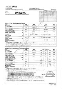 DN2027A Datasheet Cover