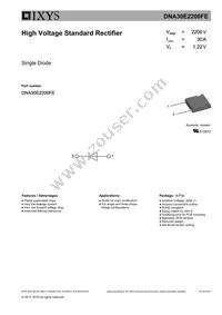 DNA30E2200FE Datasheet Cover