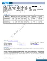 DNS10S0A0S06NFD Datasheet Page 15