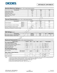 DP0150BLP4-7B Datasheet Page 2