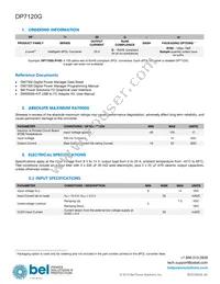 DP7120G Datasheet Page 2