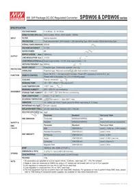 DPBW06G-05 Datasheet Page 3
