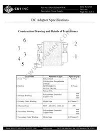 DPD030040-P7P-TK Datasheet Page 3