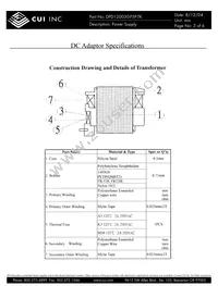 DPD120030-P5P-TK Datasheet Page 3