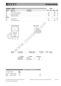 DPG60C200HB Datasheet Page 3