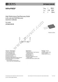 DPG60C300HB Datasheet Cover