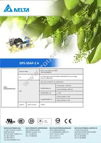 DPS-50AP-2 A Datasheet Page 2