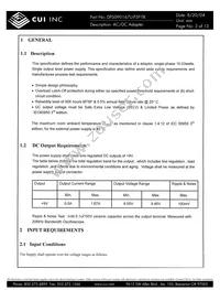 DPS090167U-P5P-TK Datasheet Page 3