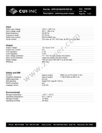 DPS120100UPS-P5P-SZ Datasheet Cover