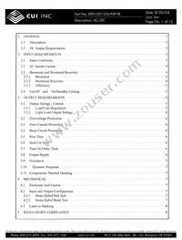 DPS120125U-P5P-TK Datasheet Cover