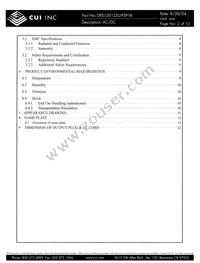 DPS120125U-P5P-TK Datasheet Page 2