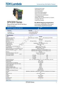 DPX3024WD15 Datasheet Cover