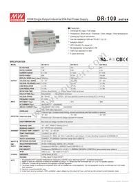 DR-100-24 Datasheet Cover