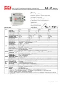 DR-60-5 Datasheet Cover